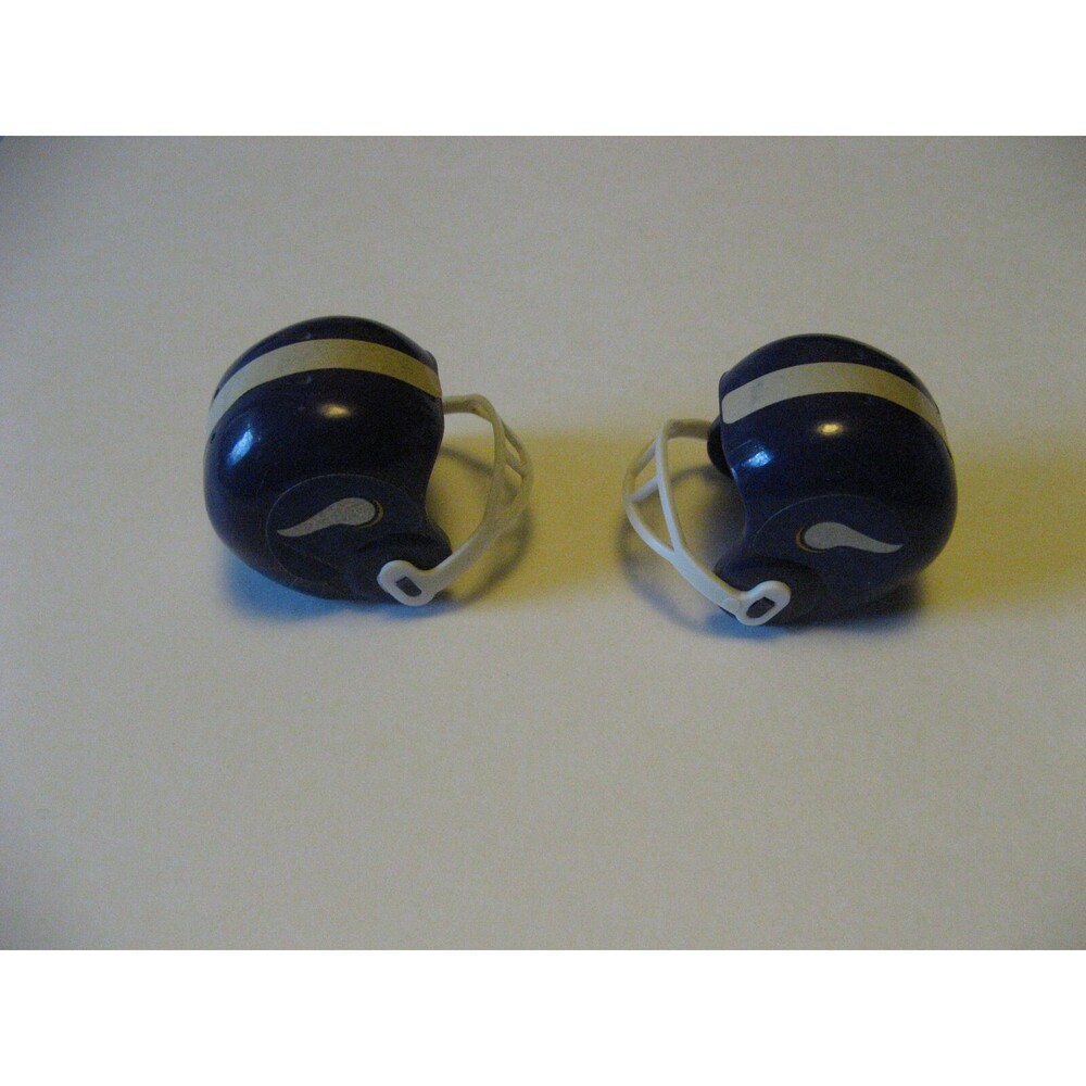 Lot of 2 Minnesota Vikings Mini Gumball Helmet OPI Vending Machine 70s 80s NFL
